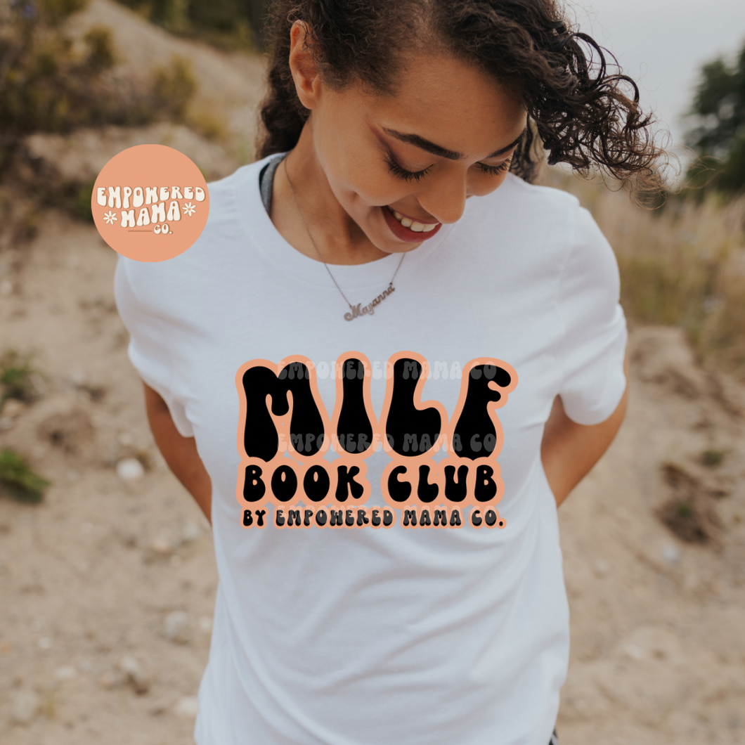 Milf book club tee